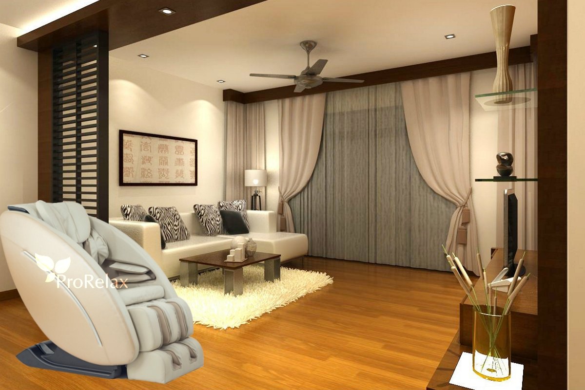 Кресло для массажа Pilot в интерьере гостинной Кресло для массажа Pilot в интерьере гостинной